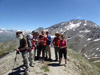 Mont Cenis - le groupe de randonneurs